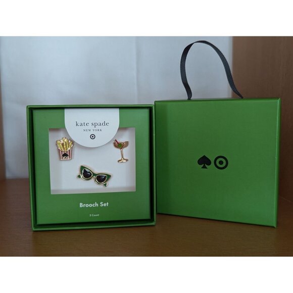 Kate Spade New York x Target Brooch Set - 3 Count - Picture 2 of 4